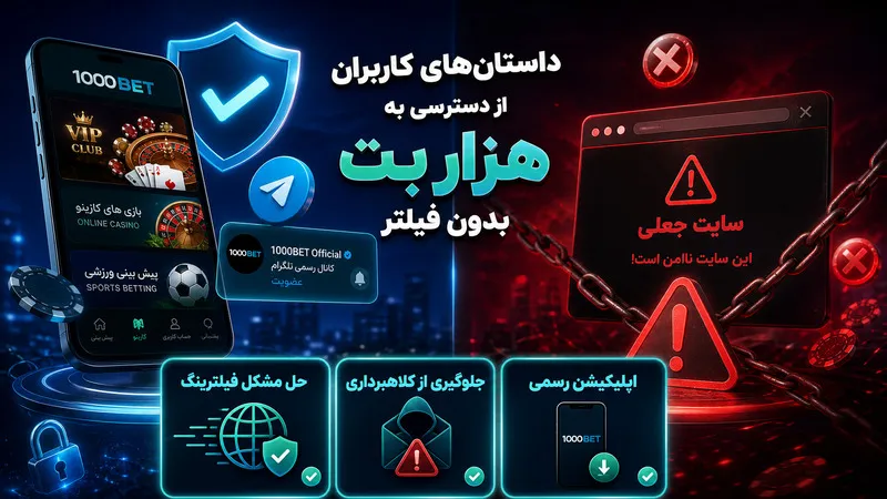 داستان‌های کاربران از دسترسی به 1000bet بدون فیلتر